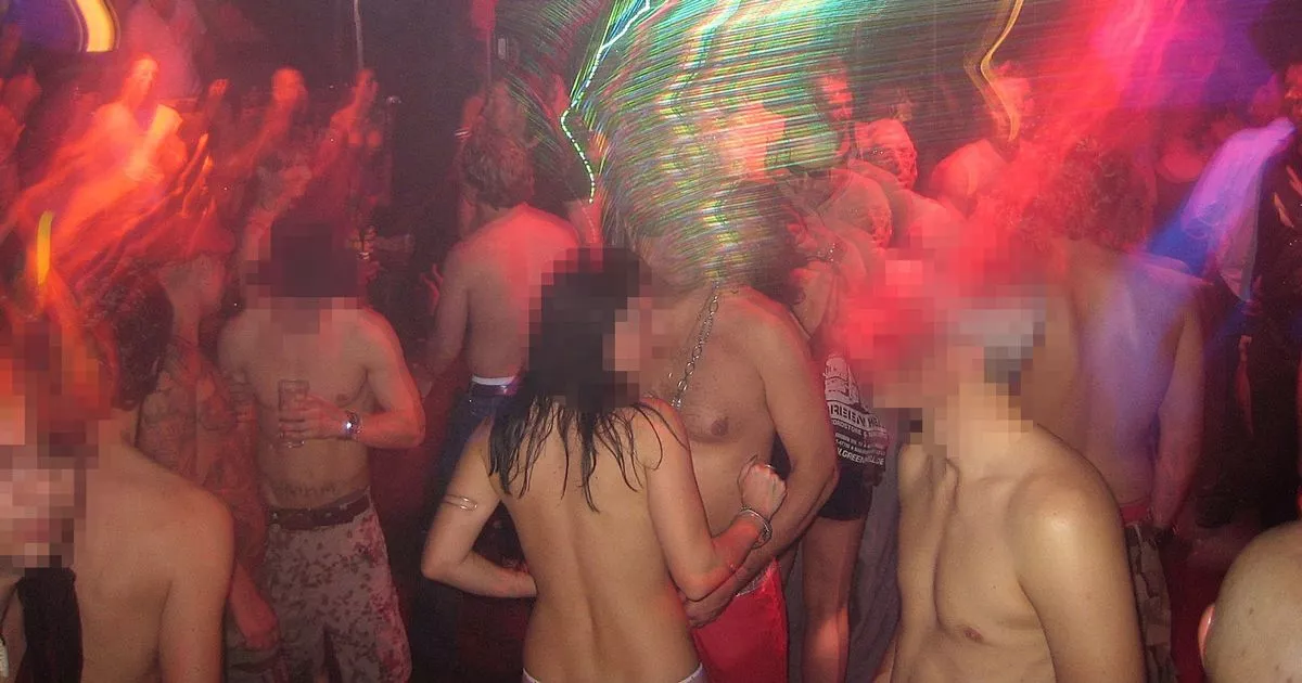 Group sex orgy after mind night party